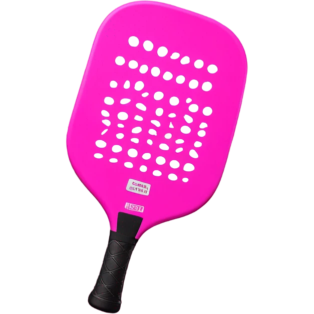 Pickleball paddle pink emoji