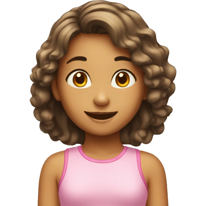the girl is enjoy the sunshine emoji