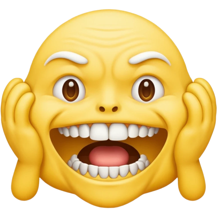 realistic grinding teeth emoji emoji