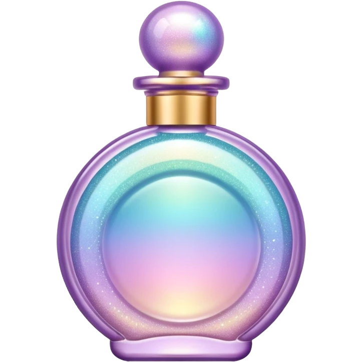Shiny glossy sparkly glittery shimmering Pastel perfume emoji