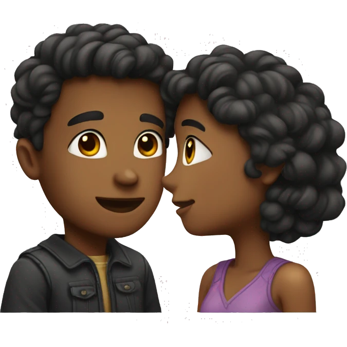 A boy and girl romance  emoji
