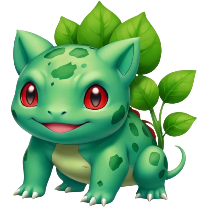 Bulbasaur from anime emoji