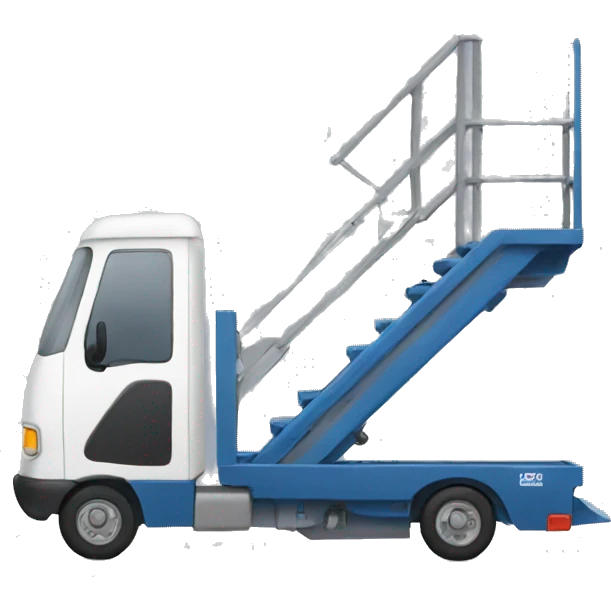 ground crew stair truck emoji