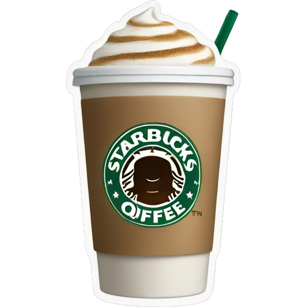 Starbucks coffe emoji