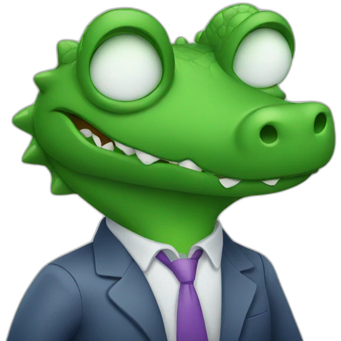 busy alligator emoji