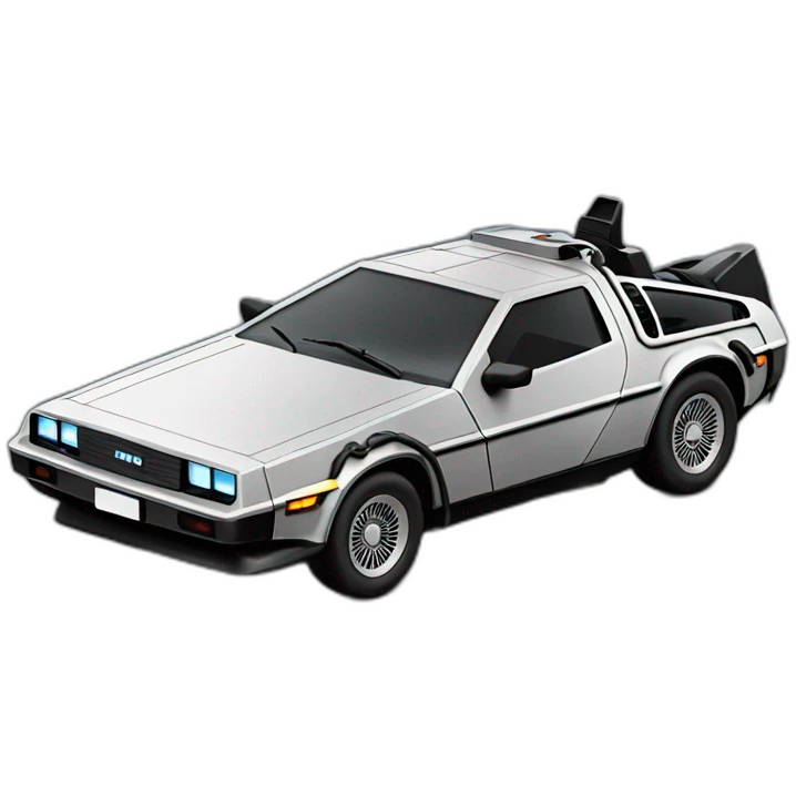 delorean emoji