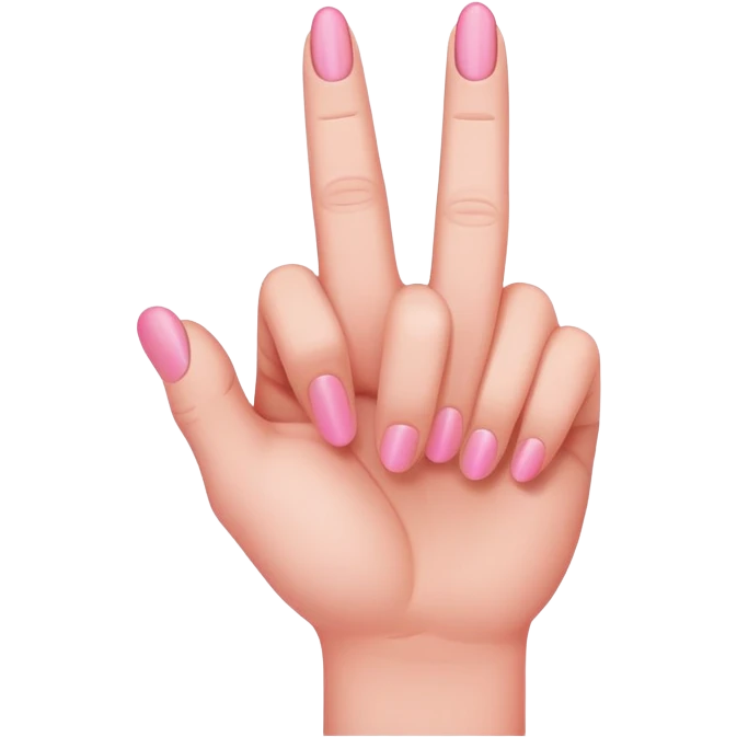 pink middle finger emoji