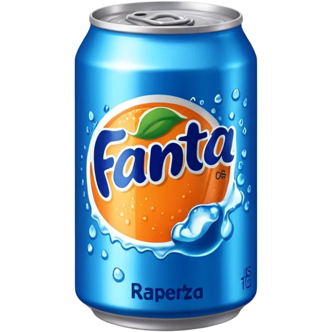 hyper blue raspberry Fanta  emoji