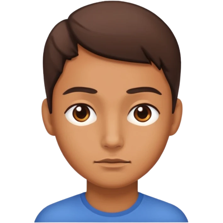 Person doing a side eye emoji
