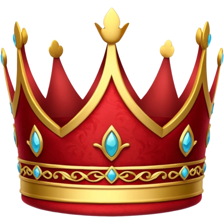 red crown emoji