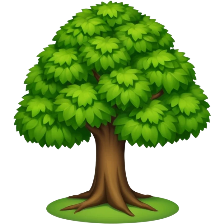 Árbol de chaguil platano verde emoji