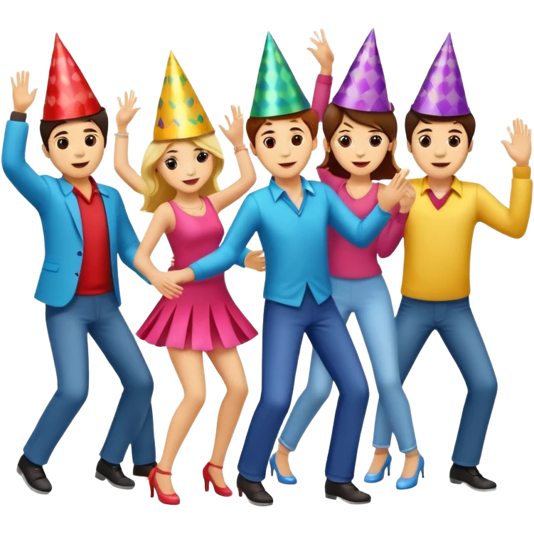 Party on the dance floor emoji