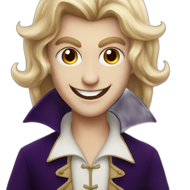 Vampire-sly-smile emoji