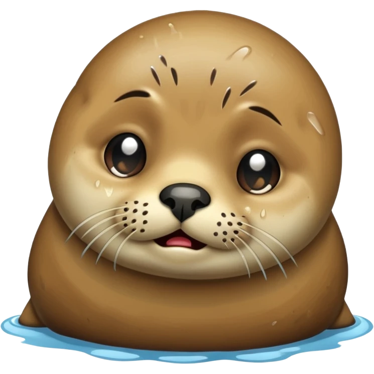 Seal cry emoji