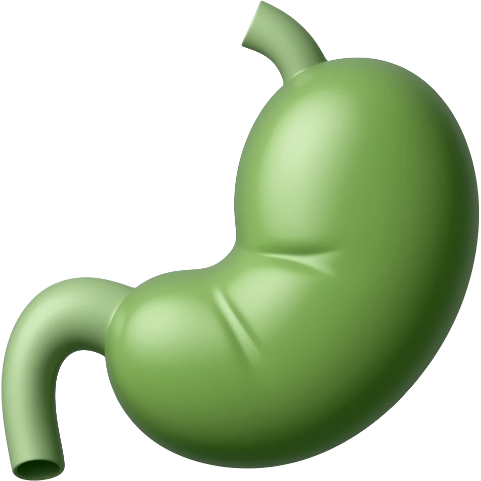 anatomic accurate green gallbladder emoji