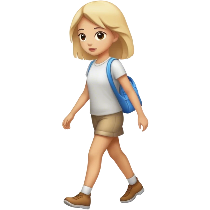 Girl walking away nor facing  emoji