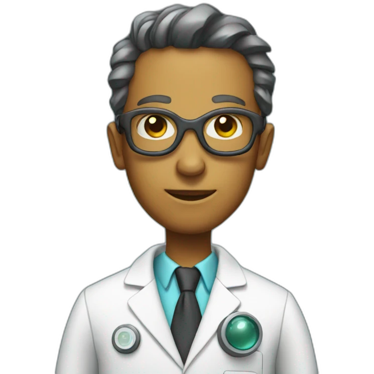 scientist robot emoji