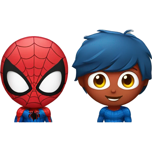 spiderman and hellokity emoji