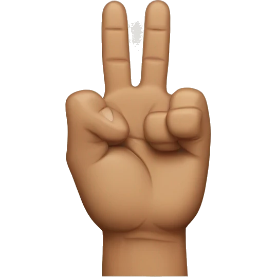 scouts sign with the hand (3 middle fingers up and pinky and thumb down) emoji
