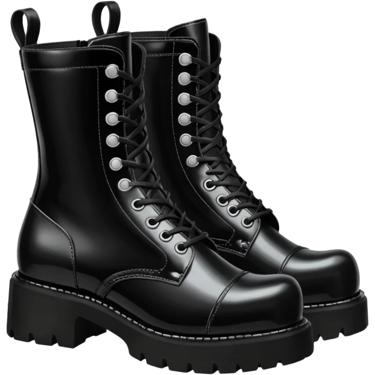 Ultra Realistic, Mens Demonia boots  emoji