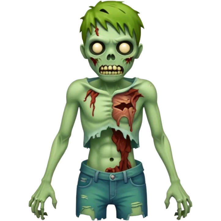 green zombie  emoji