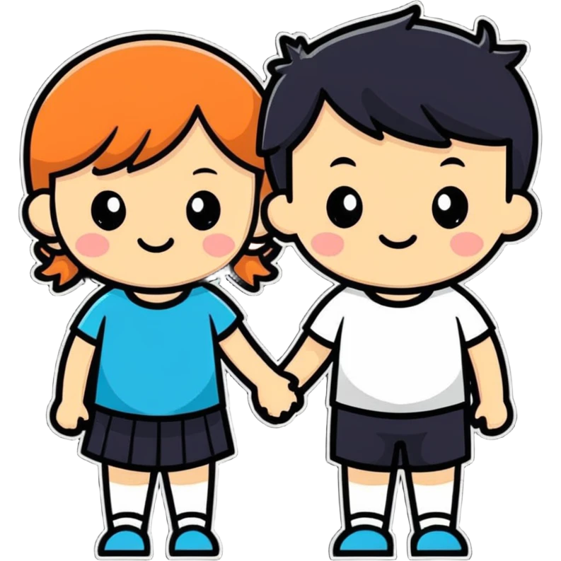 Love boy and girl emoji