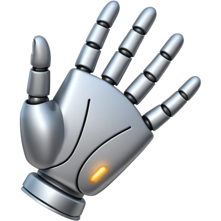 robot hand emoji