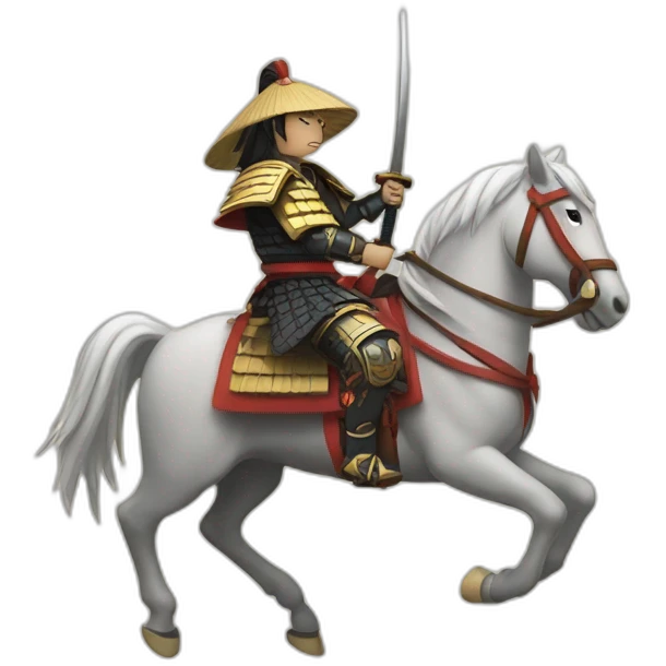 samurai on horse emoji