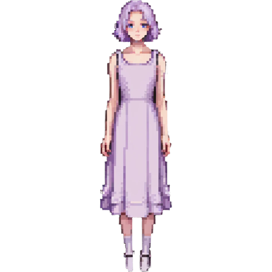 very pale almost white lavender rosy dress emoji