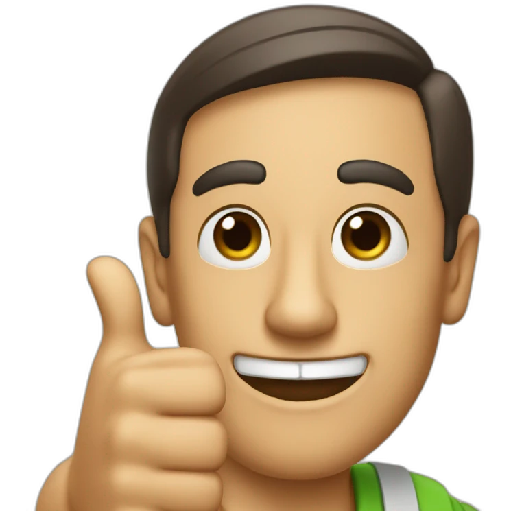 Luhut thumbs up emoji