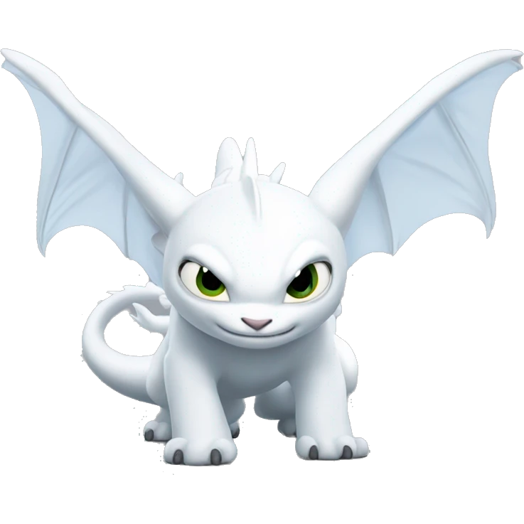 Light fury ready to fight emoji