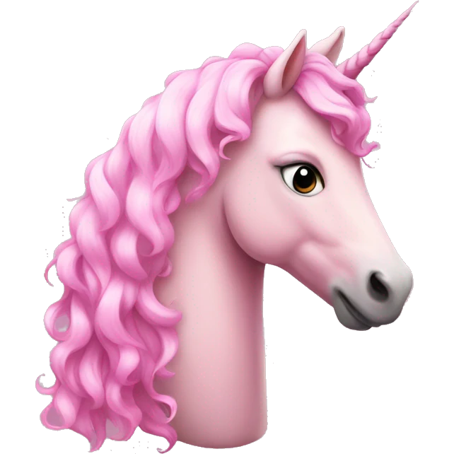 Pink unicorn  emoji