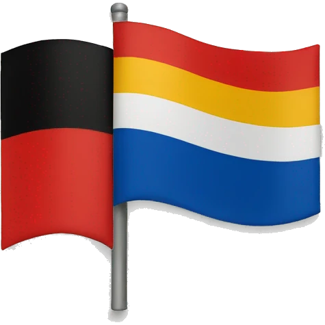 half german,half russian flag emoji