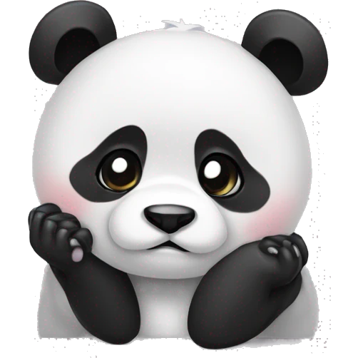 cute panda facepalm emoji