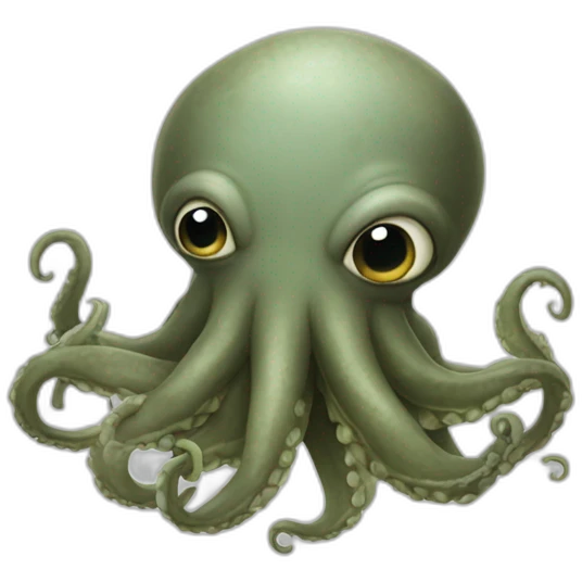 an adorable kraken that got lost emoji