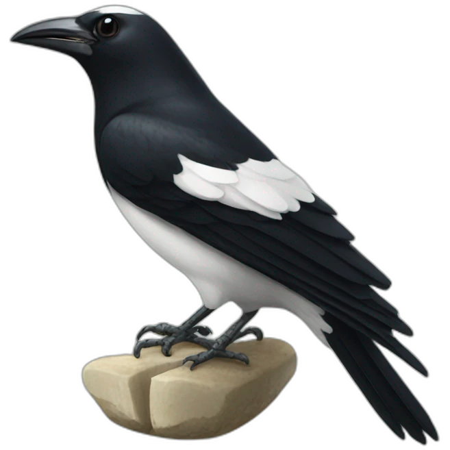 Magpie tooth emoji