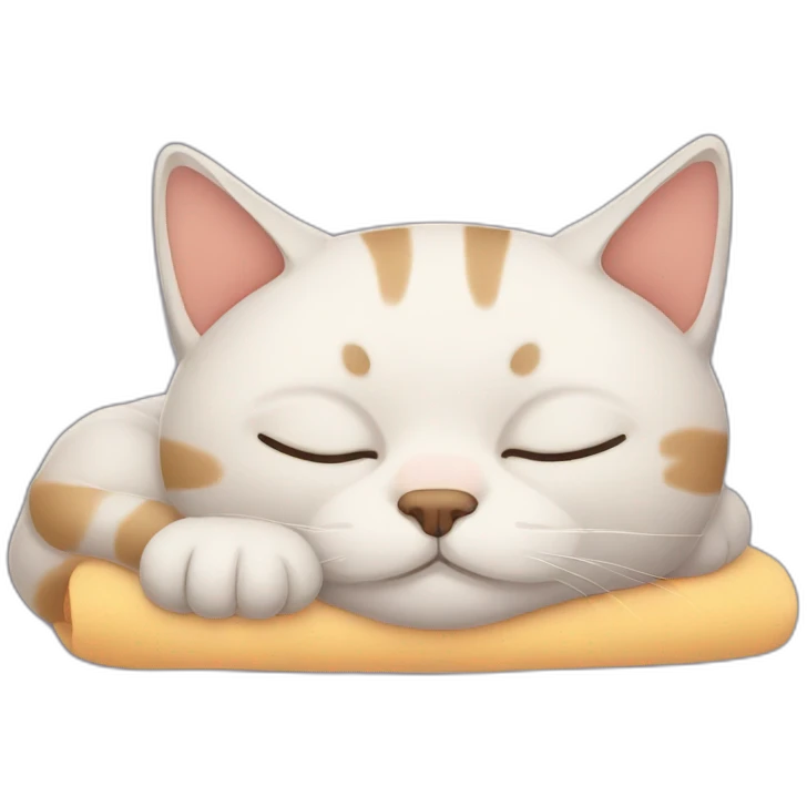 sleeping cat emoji