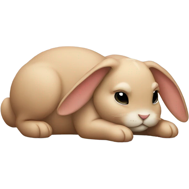 Fainted bunny emoji