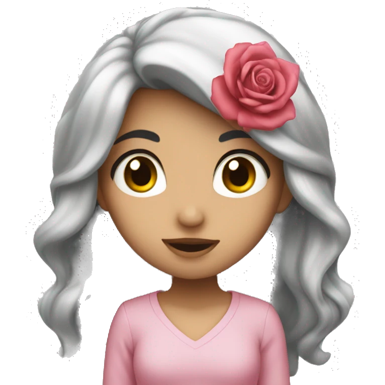 Rosa heart emoji