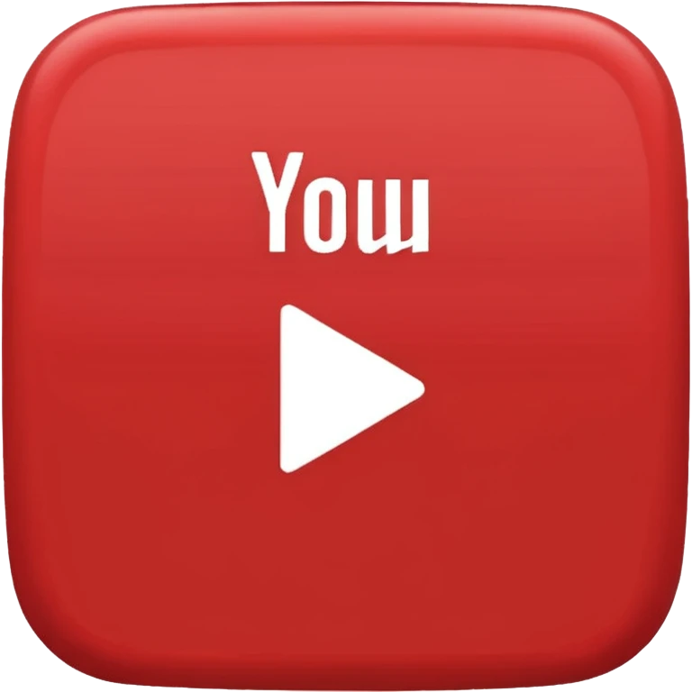 YouTube logo emoji