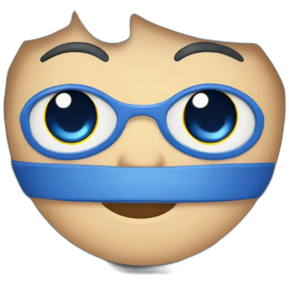 Blue Subaru impreza emoji