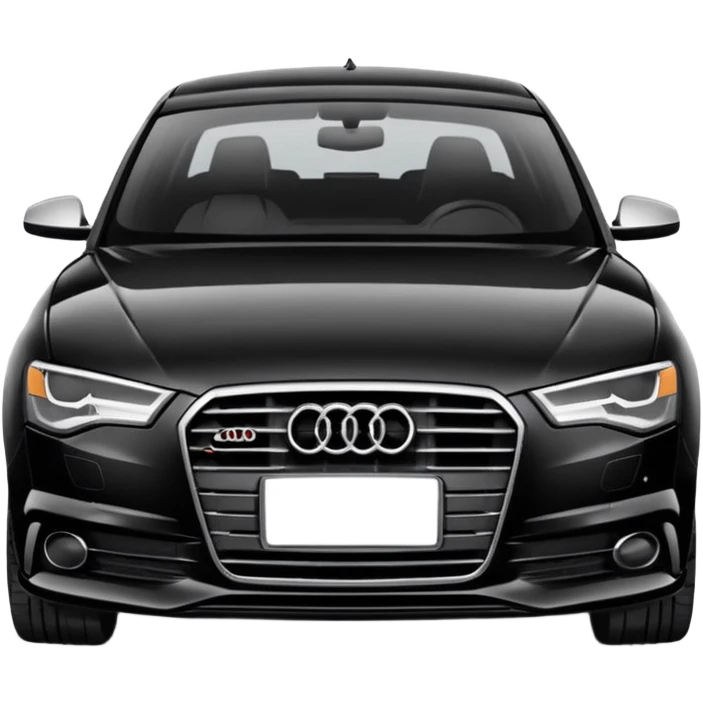 audi a6 black emoji