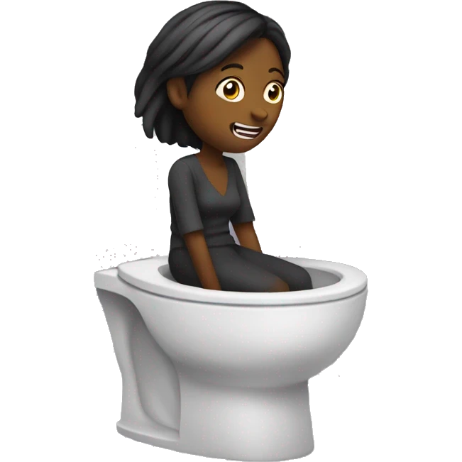 Night trips to the toilet woman emoji