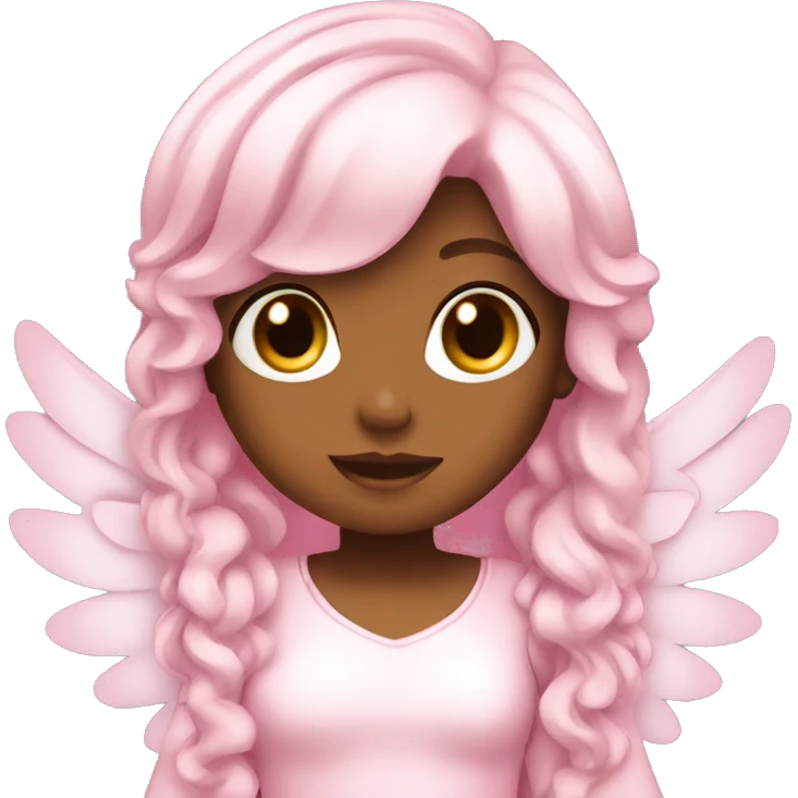 pink angel pretty girl emoji