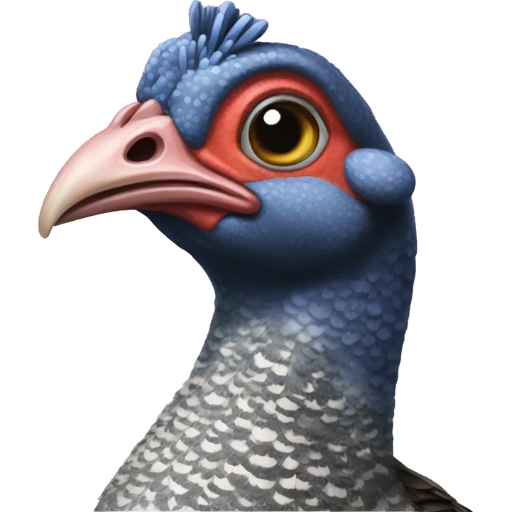 guinea fowl emoji
