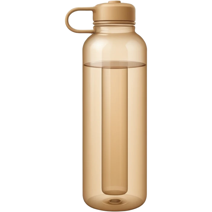 beige water bottle emoji