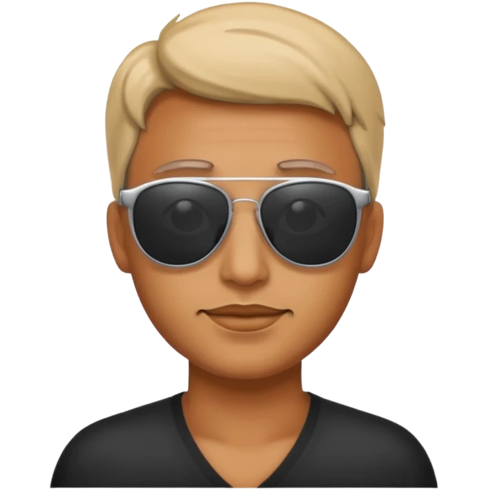 A dick in sunglasses emoji