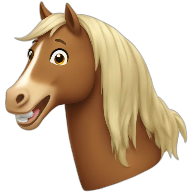 Laughing Horse emoji