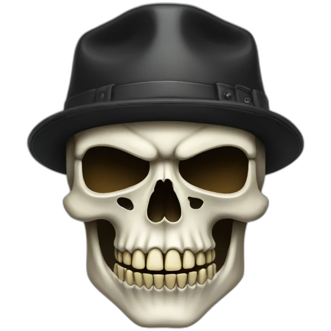 cool badass skull emoji