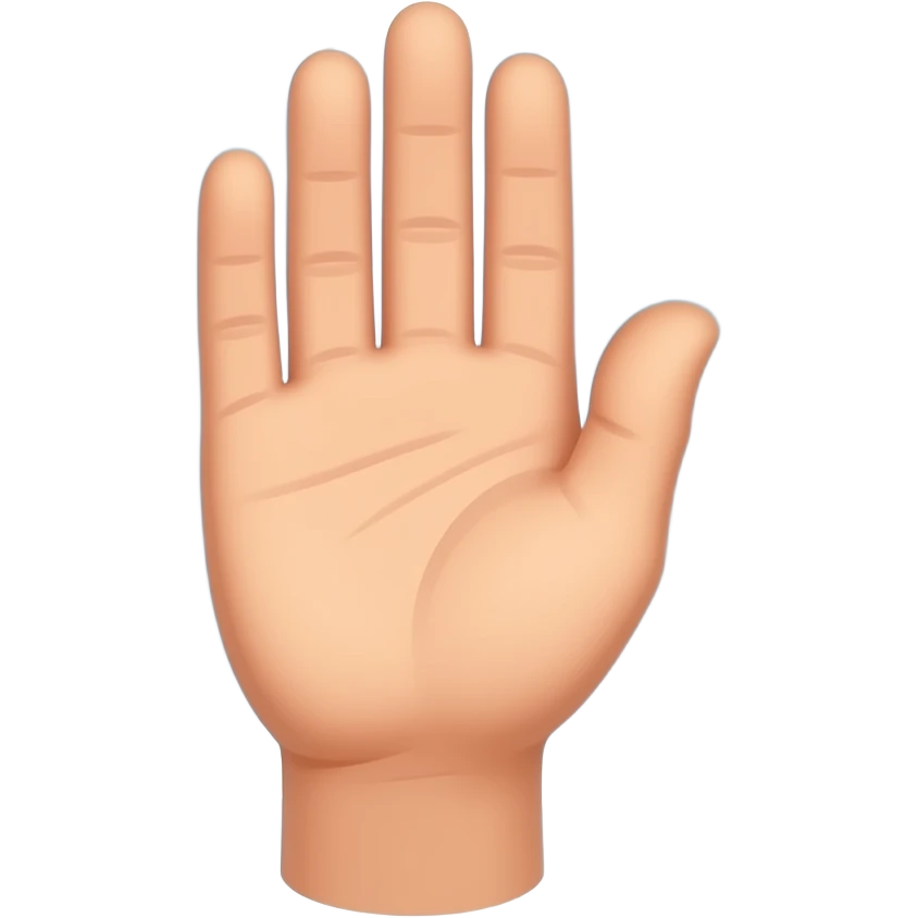 spiritual aura hand emoji